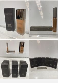 QTY OF ASSORTED BEAUTY ITEMS INCLUDING LAURA MERCIER CANDLEGLOW SOFT LUMINOUS FOUNDATION COLOURS NUTMEG & PECAN 30ML AND AVEDA INNER LIGHT CONCEALER NUTMEG TOTAL RRP £274