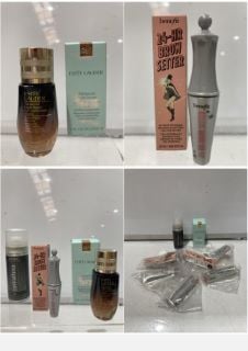 QTY OF ASSORTED BEAUTY ITEMS INCLUDING BENEFIT 24 HOUR BROW SETTER 2ML AND ESTEE LAUDER ADVANCED NIGHT REPAIR EYE CONCENTRATE MATRIX 15ML TOTAL RRP £143