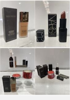 QTY OF ASSORTED BEAUTY ITEMS INCLUDING LAURA MERCIER CANDLEGLOW SOFT LUMINOUS FOUNDATION COLOURS NUTMEG & PECAN 30ML AND AVEDA INNER LIGHT CONCEALER NUTMEG TOTAL RRP £294