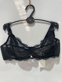 6 X WAVES Y BRA 36B BLACK £360