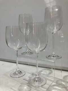 4 X JOHN LEWIS DINE-4 WHITE WINE GLASSES