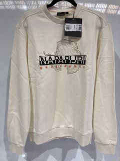 NAPAPIJRI ICEBERG WHITE WISPER SWEATSHIRT XL RRP £70