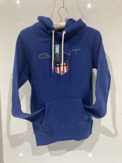 GANT SHIELD HOODIE DEEP BLUE SIZE S RRP £100