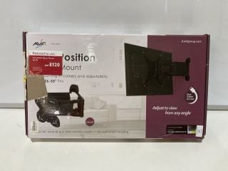 AVF MULTI POSITION TV WALL MOUNT HOLDS 26-55" TVS TO INCLUDE SONOS BEAN WALL MOUNT TOTAL RRP £229