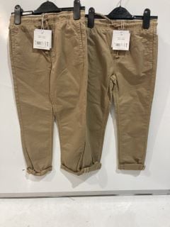 QTY OF JOHN LEWIS PULL ON CHINO TROUSERS NTBE SIZE 6 YEARS