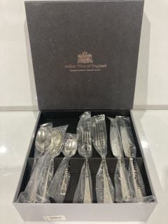 ARTHUR PRICE OF ENGLAND SILVERWARE 14PC CUTLERY RRP £100