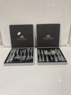 ARTHUR PRICE OF ENGLAND SILVERWARE 44PC CUTLERY RRP £230