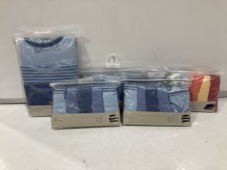 QTY OF ASSORTED JOHN LEWIS ITEMS TO INCLUDE 3 PACK STAR TRUNKS COTTON RICH SIZE 12 YEARS