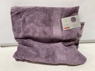 QTY OF ASSORTED JOHN LEWIS ITEMS TO INCLUDE ULTIMATE HOTEL BATH TOWEL CLOVER PURPLE