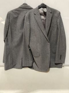 2 X JOHN LEWIS WOOL BLAZER UK 14 DARK GREY RRP £300