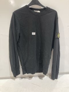 STONE ISLAND BLACK SWEATSHIRT SMALL TO INCLUDE CORTEZ LITEWORK BLACK SHORTS LARGE TOTAL RRP £348