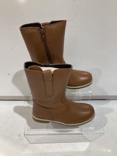 2 X JOHN LEWIS ISOBEL 2 BOOTS TAN EUR 31