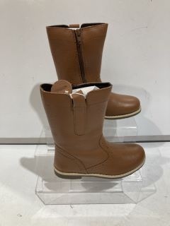 2 X JOHN LEWIS ISOBEL 2 BOOTS TAN EUR 31