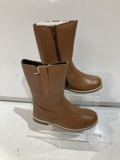 3 X JOHN LEWIS ISOBEL 2 TAN BOOTS SIZE EU 31 TOTAL RRP £120