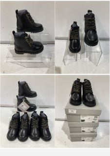 3 X JOHN LEWIS COCO BOOTS BLACK SIZE 5/4 TOTAL RRP £102