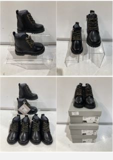 3 X JOHN LEWIS COCO BOOTS BLACK SIZE 5 TOTAL RRP £102