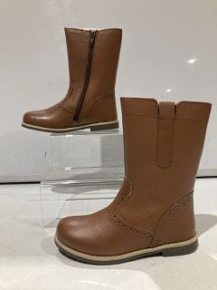 2X JOHN LEWIS ISOBEL 2 TAN BOOTS SIZE 31 RRP £80