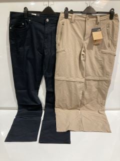 BOX OF ASSORTED ITEMS TO INCLUDE  JACHS STRAIGHT FIT 5 POCKET PANT SIZE 40 X 34 RRP £100