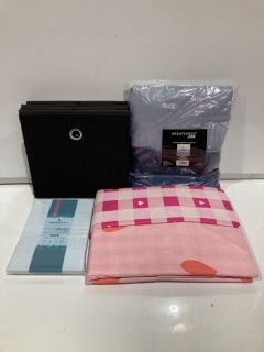 BOX OF ASSORTED ITEMS TO INCLUDE SLUMBER DOWN BETTER SLEEP TOUCH PILLOW COVERS RRP £70