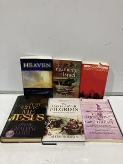 BOX OF ASSORTED ITEMS TO INCLUDE ANNE GRAHAM LOTZ BOOK RRP £50