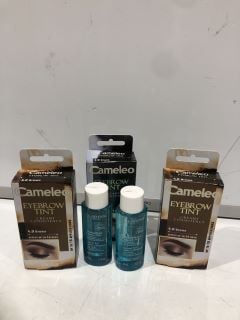 BOX OF ASSORTED ITEMS TO INCLUDE CAMELEO EYEBROW TINT RRP £70