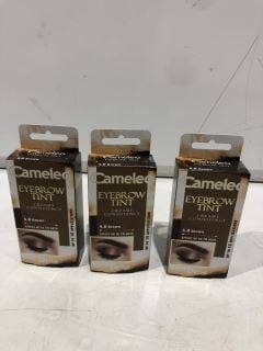 BOX OF ASSORTED ITEMS TO INCLUDE CAMELEO EYEBROW TINT RRP £70