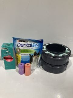 QTY OF ITEMS TO INCLUDE DOG FOOD DENTALIFE DAILY ORAL CARE