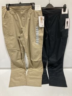 BOX OF ASSORTED TO INCLUDE MONDETTA OUTDOOR PROJECT LINED CARGO POCKET PANT BLACK SIZE UK 12