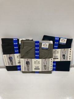 QTY OF ITEMS TO INCLUDE THE GRANT PANT ENGLISH LAUNDRY GREY SIZE 36 X 30