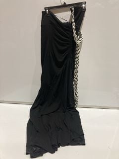 BOX OF ASSORTED ITEMS TO INCLUDE IRIS PRINTED BLACK DRESS RRP £228