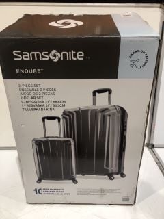 SAMSONITE ENDURE TRAVEL SUITCASE SET  2 PIECE SET RRP £250