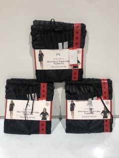 BOX OF ASSORTED ITEMS TO INCLUDE WOMENS PYJAMAS SET SIZE M BY FLORA NIKROOZ BLACK SIZE RRP £100