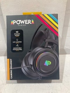 1 X POWER GAMING LED HEADSET RRP £99.99