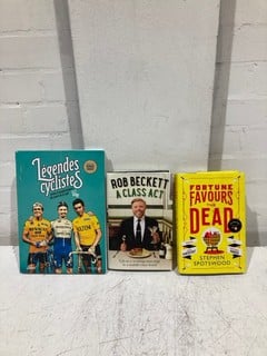 QTY OF BOOKS INCLUDING ROB BECKETT A CLASS ACT