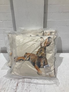 QTY OF ITEMS INCLUDING BUNNY DECORATIVE SQUARE PILLOW