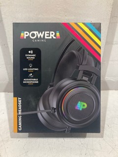 1 X POWER GAMING LED HEADSET RRP £59.99