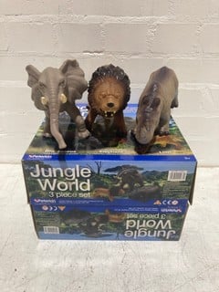 3 X JUNGLE WORLD 3PC SET