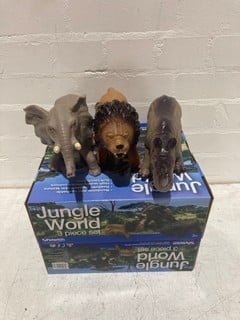 3 X JUNGLE WORLD 3PC SET