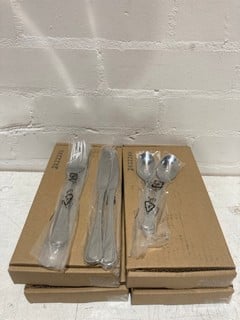 QTY OF ITEMS INCLUDING 20PC STAINLESS STEEL MODERN FINISH FLATWARE SET