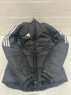 1 X ADIDAS PUFFER JACKET BLACK SIZE LARGE