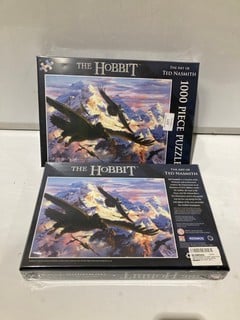 5 X THE HOBBIT 1000 PIECE PUZZLE