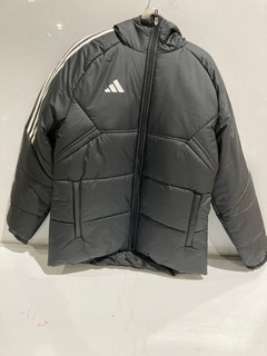 1 X ADIDAS BLACK PUFFER JACKET LARGE