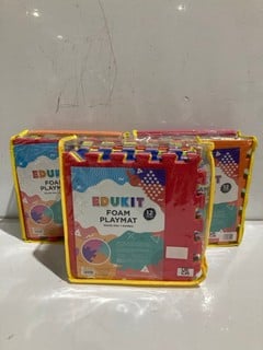 4 X EDUKIT FOAM PLAY MAT