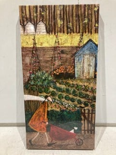 QTY OF ITEMS INCLUDING SAM TOFT WOOD FRAME