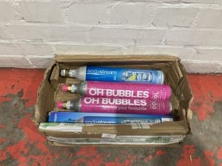 1 X BOX OF SODA STREAM BUBBLE BOTTLES