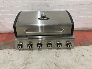 1 X SILVER BBQ HEAD (TOP ONLY)