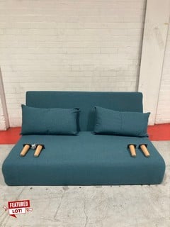 LEADER LIFESTYLE PIPPA SOFAS BED BLUE FABRIC £500