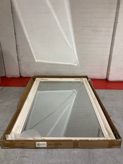 ANTIQUE FRENCH WHITE FRAMED BODY MIRROR £200