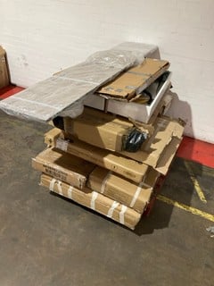 PALLET OF ASSORTED INCOMPLETE FURNITURE SETS