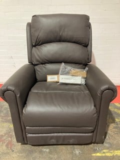 CARECO CELESTE COMFOURT SEEKER RISER RECLINER CHOCOLATE RRP £2279.99